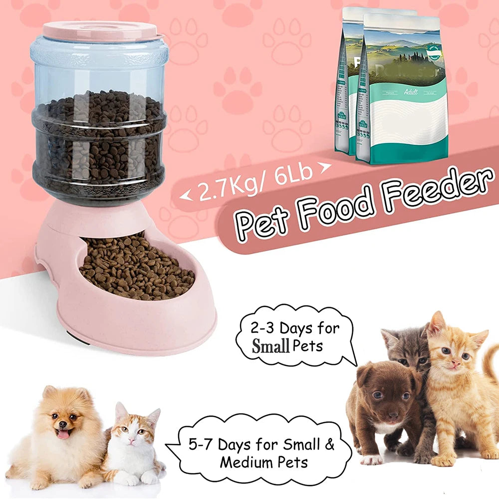 Automatic Water and Food Dispenser For Dogs and Cats