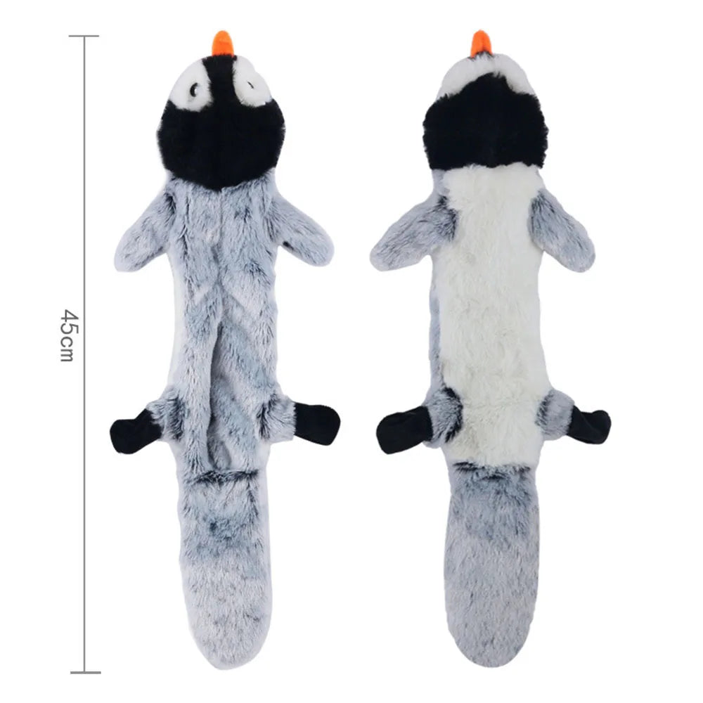 Funny Simulated Animal No Stuffing Dog Toy with Squeakers