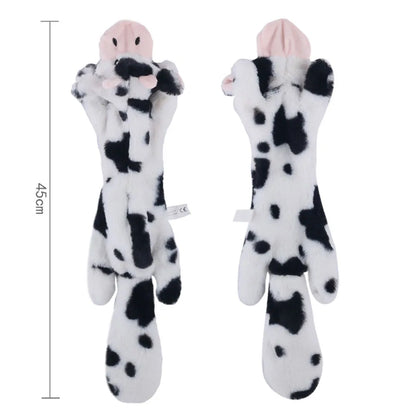 Funny Simulated Animal No Stuffing Dog Toy with Squeakers