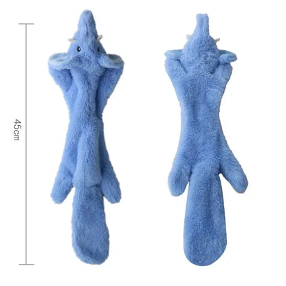 Funny Simulated Animal No Stuffing Dog Toy with Squeakers