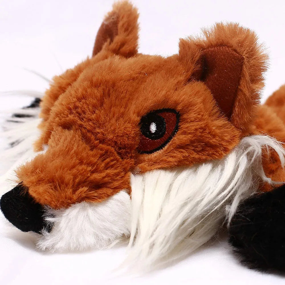 Funny Simulated Animal No Stuffing Dog Toy with Squeakers