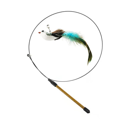 Simulation Bird Interactive Funny Cat Stick Toy