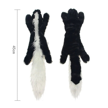 Funny Simulated Animal No Stuffing Dog Toy with Squeakers