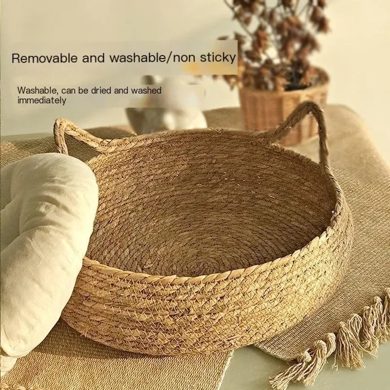 Four Seasons Universal Pure Handmade Vine Woven Cat Nest