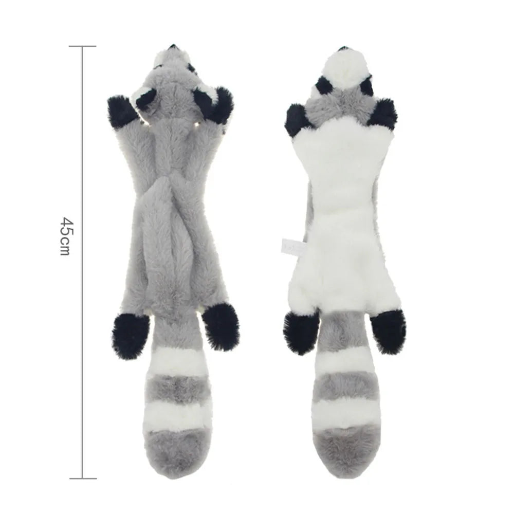 Funny Simulated Animal No Stuffing Dog Toy with Squeakers