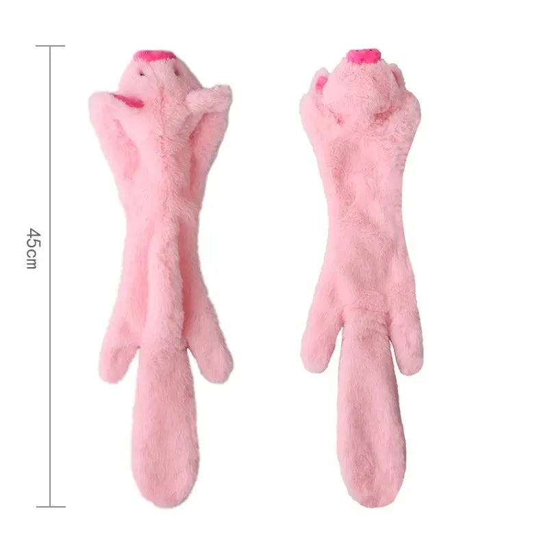 Funny Simulated Animal No Stuffing Dog Toy with Squeakers