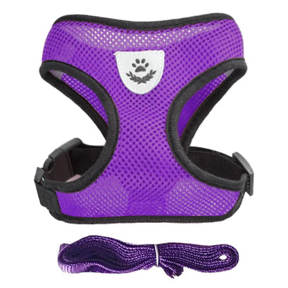 Cat Harness Vest Walking Lead Leash