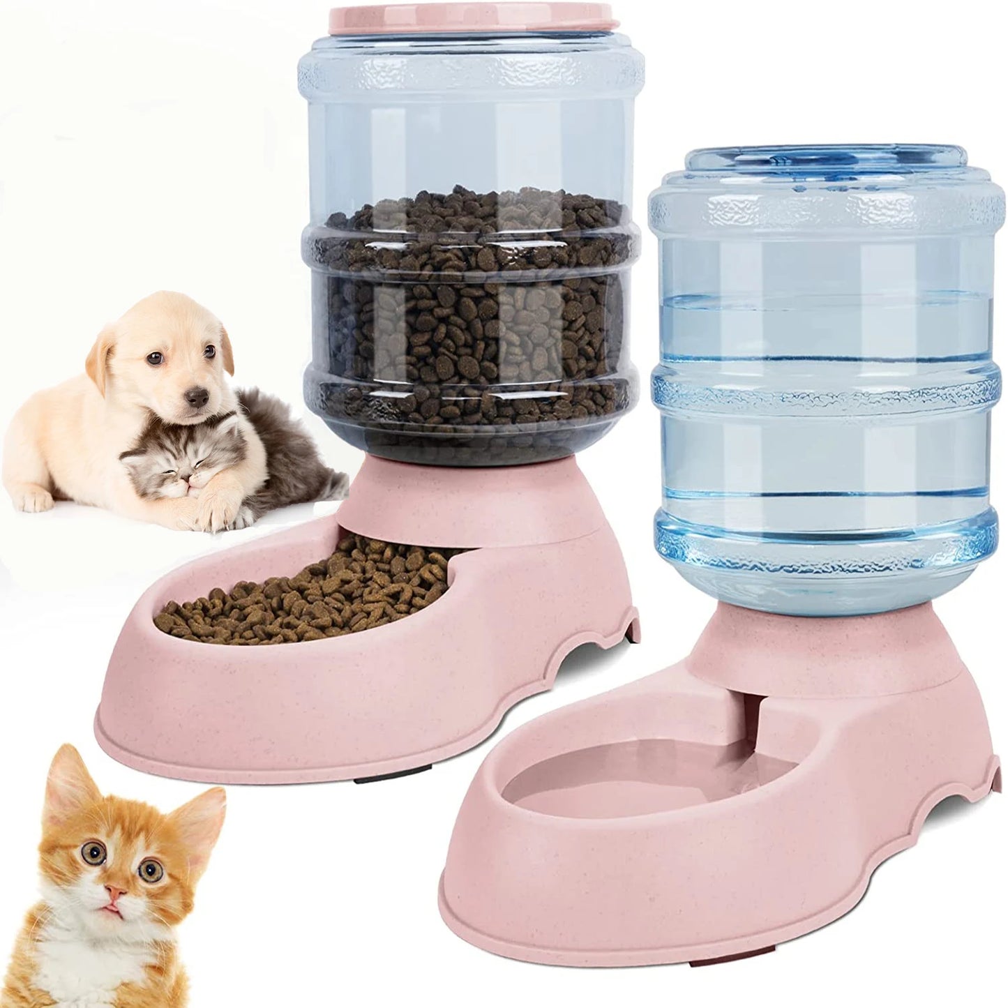 Automatic Water and Food Dispenser For Dogs and Cats